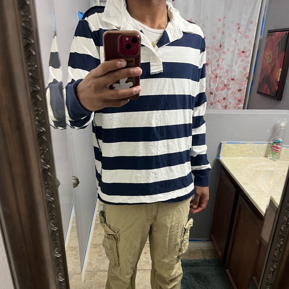 Striped Rugby polo